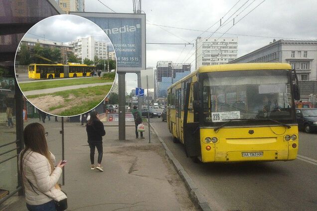 В Киеве общественный транспорт вышел на маршруты. Эксклюзивный репортаж
