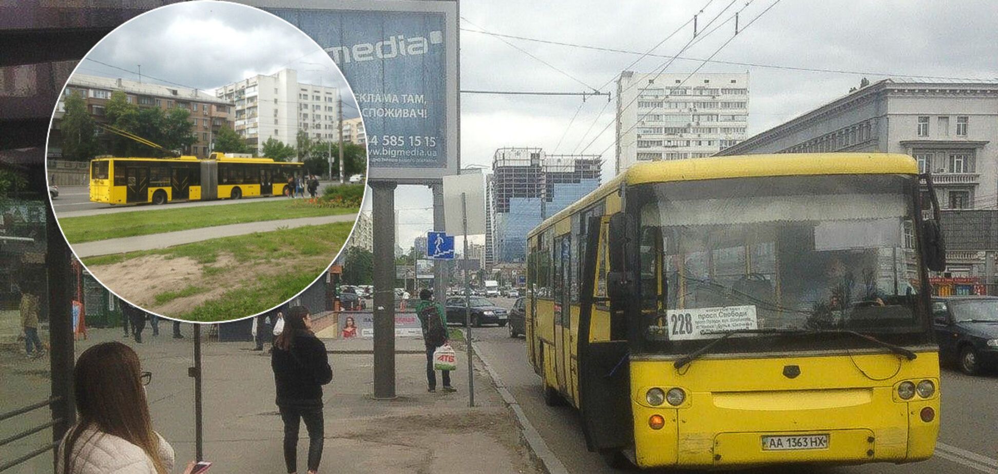 У Києві громадський транспорт вийшов на маршрути. Ексклюзивний репортаж