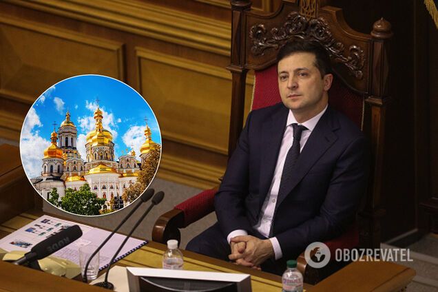 Зеленский ответил на требование забрать Киево-Печерскую лавру у УПЦ МП