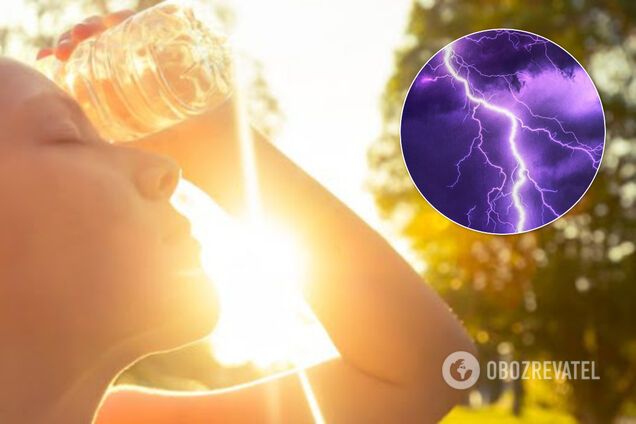 Спека в Україні досягне +35 градусів, але в західних областях пройдуть грози