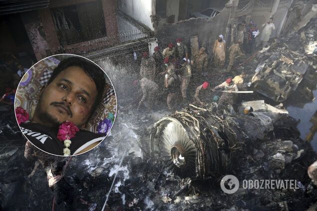 Пасажир, що вижив під час падіння літака в Пакистані, розповів про катастрофу