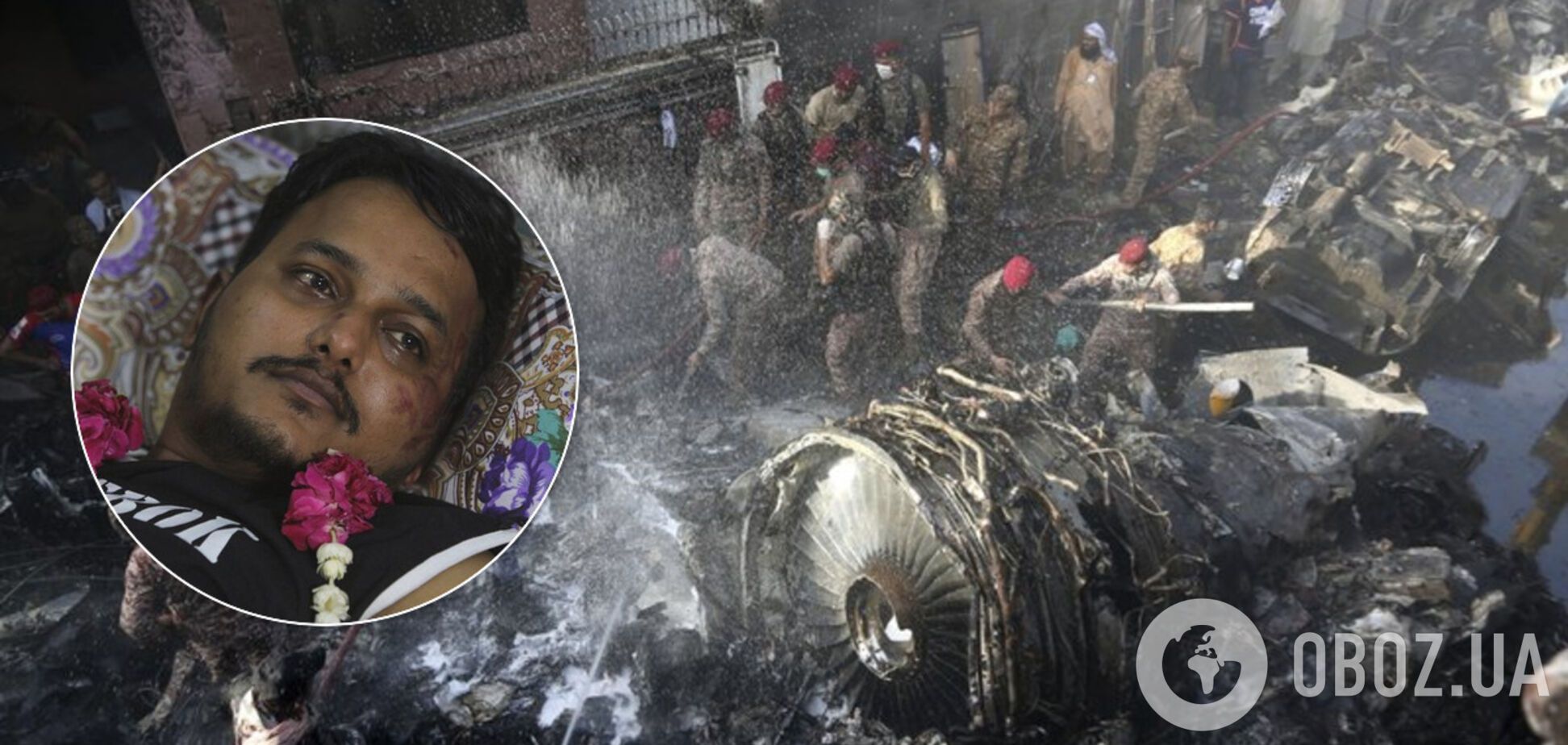 Пасажир, що вижив під час падіння літака в Пакистані, розповів про катастрофу