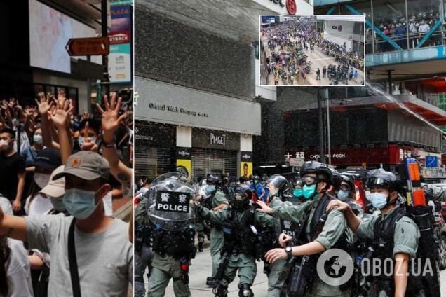 Гонконг 'взорвался' протестами против Китая: тысячи людей вышли на улицы. Фото и видео