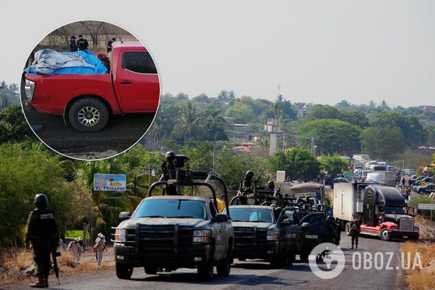В Мексике нашли грузовик с телами 12 людей: все расстреляны