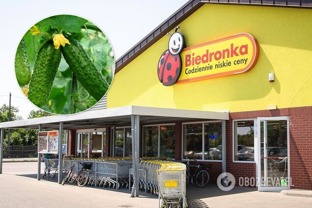 У Польщі велика мережа супермаркетів видавала українські огірки за місцеві