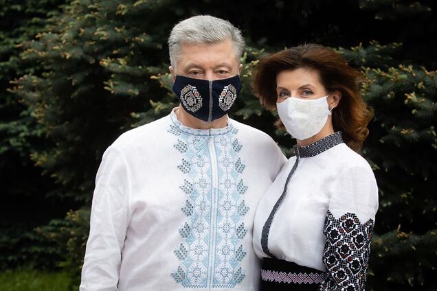 Подарунок львівського бренду: стало відомо, хто пошив Порошенку маску-вишиванку
