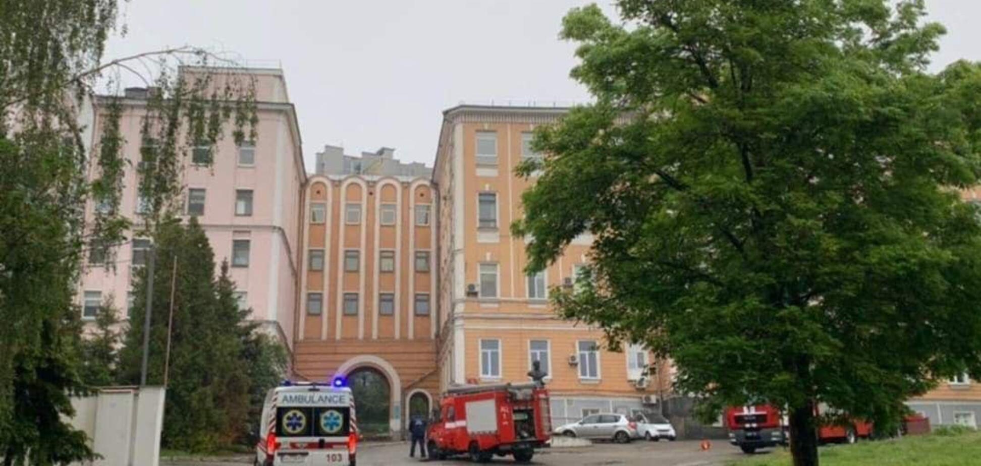 Пожар в Александровской больнице
