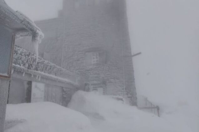 Снег на горе Поп Иван