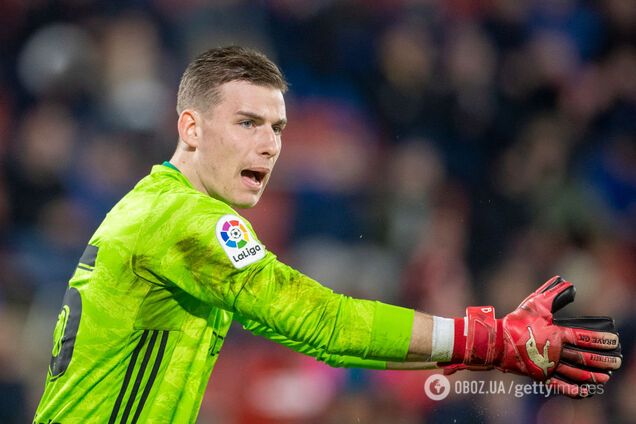 Андрей Лунин в составе 'Овьедо'