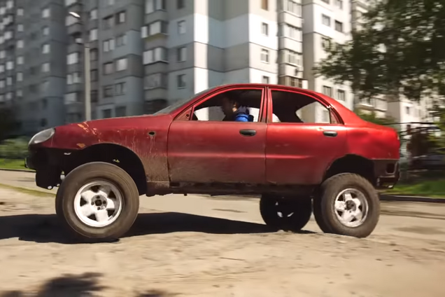 Ланос за $1000 превратили в идеальное авто для украинских дорог