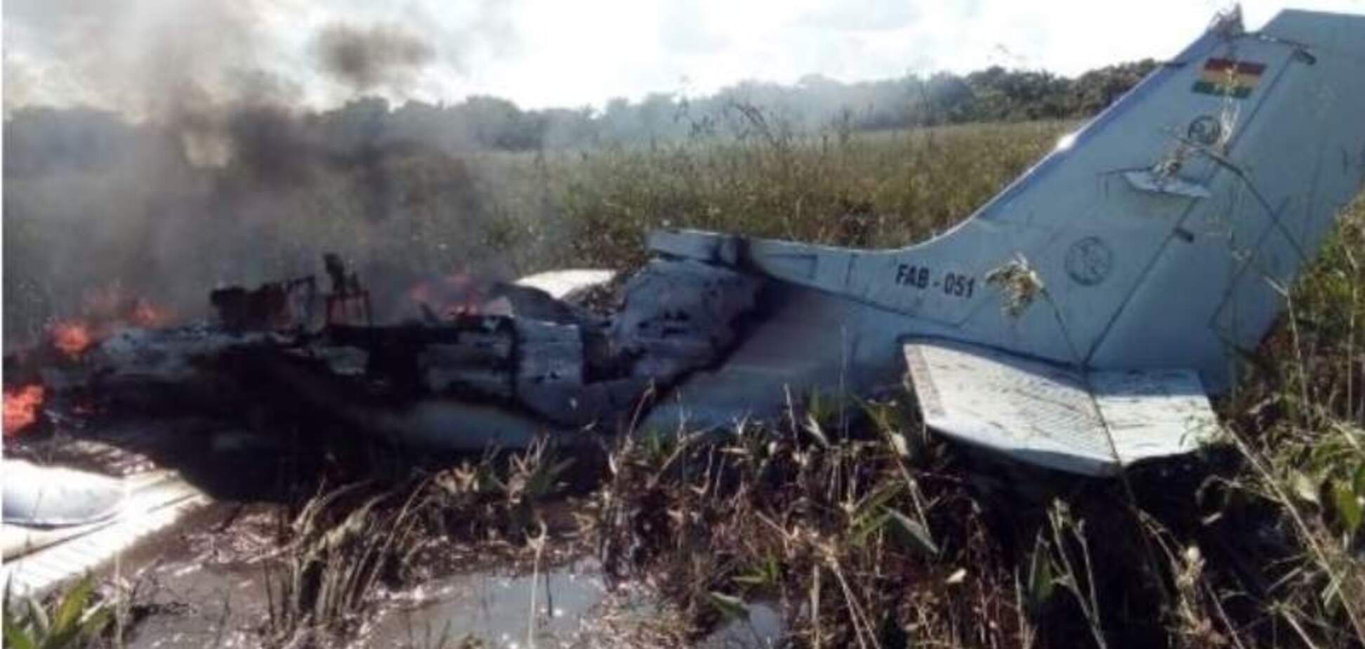В Боливии разбился самолет из Испании с образцами COVID-19: никто не выжил