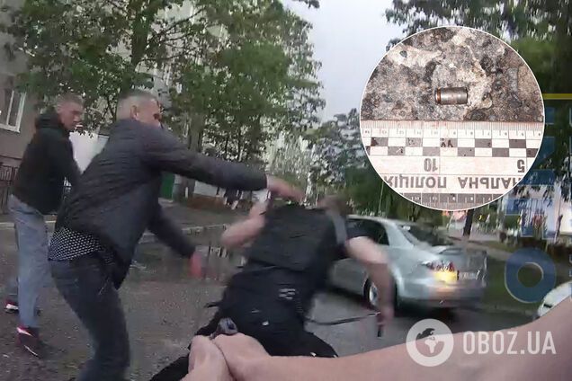 З'явилося відео поліцейської розборки зі стріляниною на Рівненщині