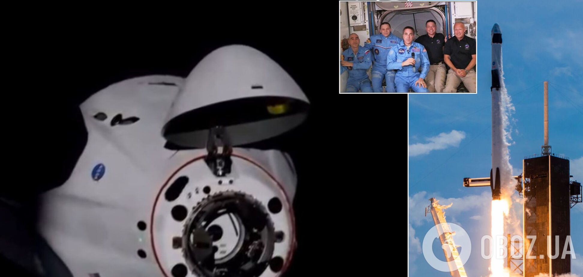 Crew Dragon Маска доставил астронавтов на МКС. Историческое видео