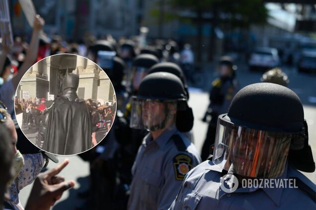 У США на протестах з'явився Бетмен: заарештовано майже 2 тисячі осіб