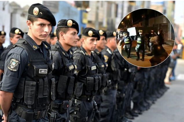 В Перу полицейские исполнили танец с гробом, призывая не нарушать карантин. Видео