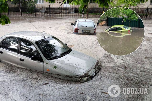 На Київ і область ринули зливи з градом. Фото і відео стихії та затоплених вулиць