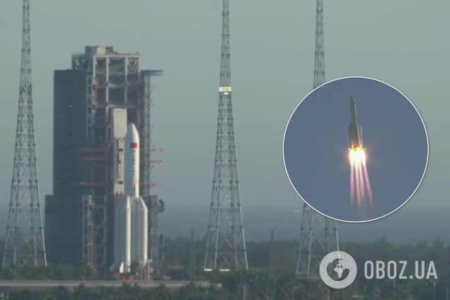 Китай успешно запустил ракету, которая долетит до Марса. Видео
