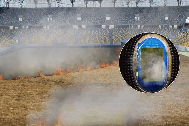 'Динамо' 'спалило' 'Олімпійський' через серйозну проблему - фотофакт