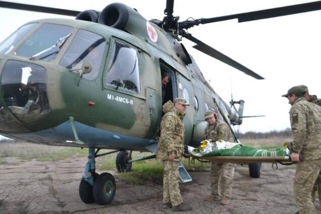 В Днепр срочно эвакуировали бойца ВСУ с тяжелым ранением