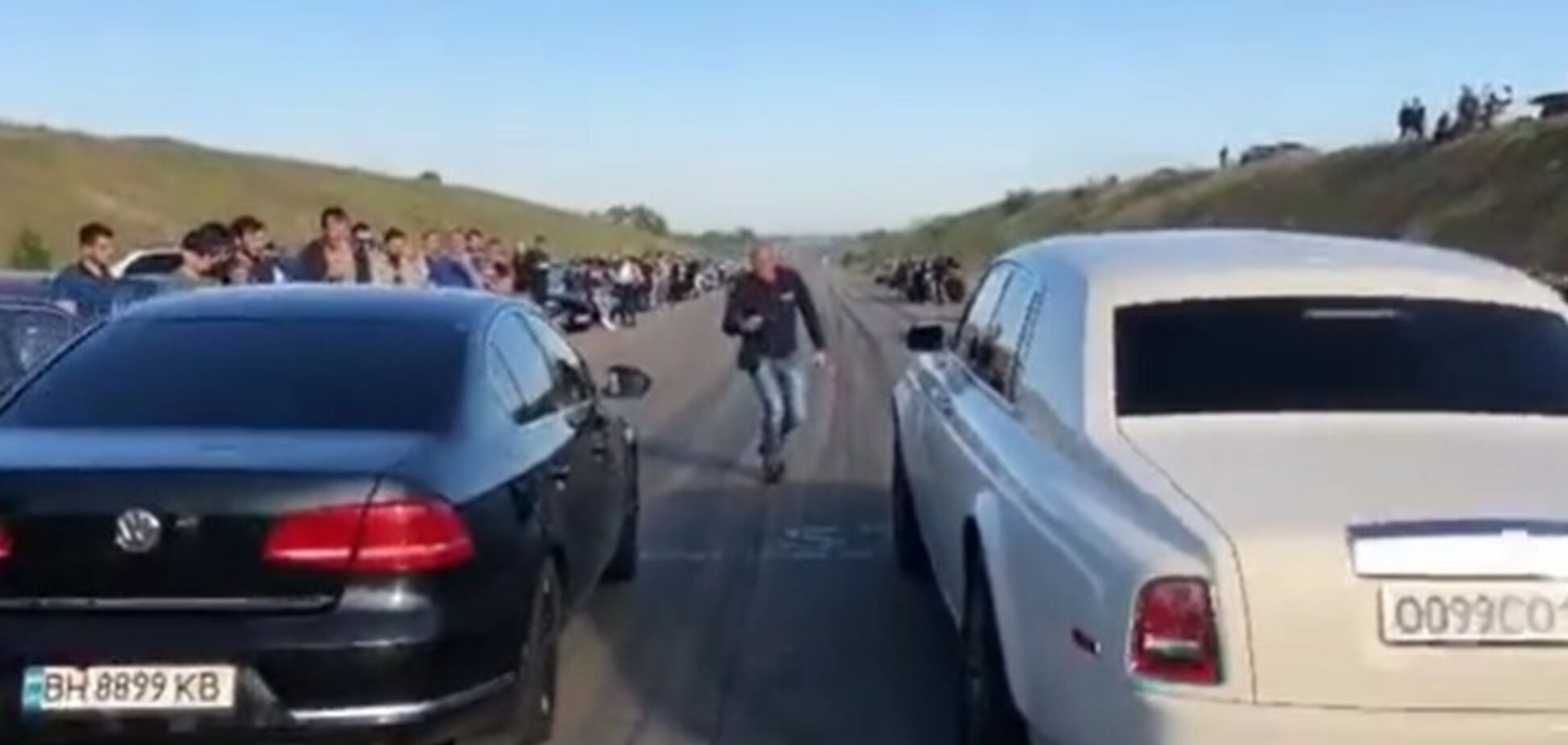 Украинский продавец картошки на Rolls-Royce засветился в гонке