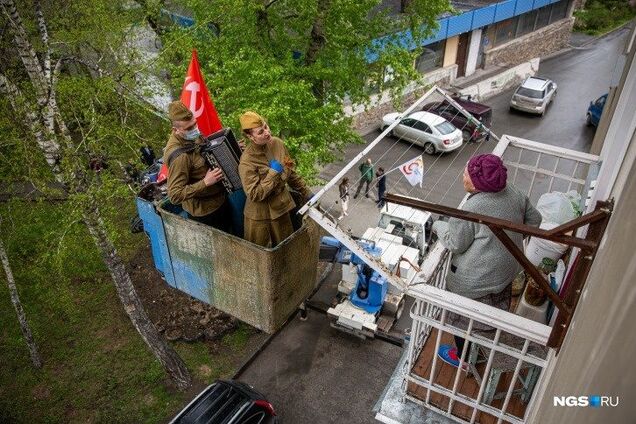 У Росії відзначилися "карантинним" поздоровленням ветеранів із 9 Травня