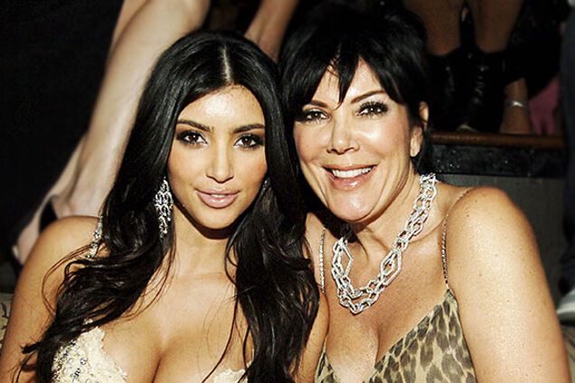 Ким Кардашьян с матерью
