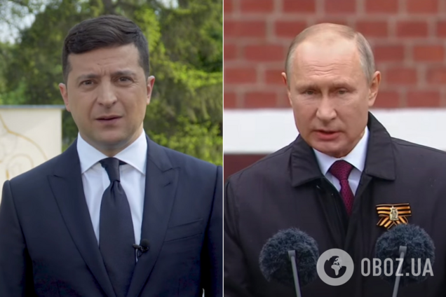 У мережі порівняли промови Путіна і Зеленського до 9 травня. Відео