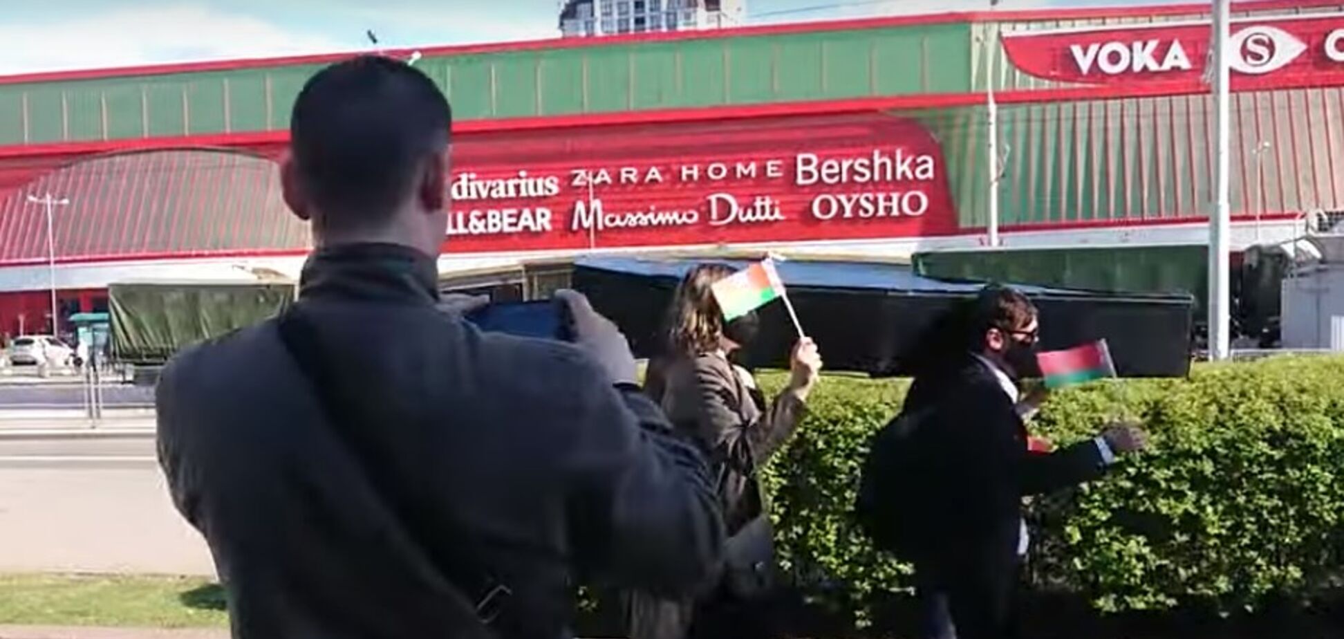 В Минске на репетиции парада станцевали с гробом. Фото и видео