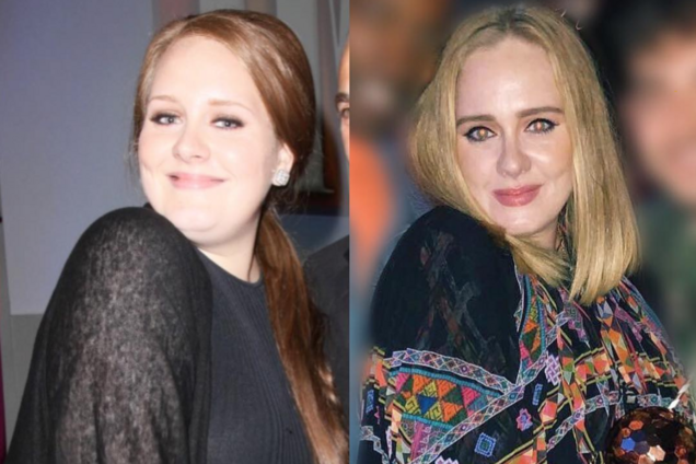 Адель до и после похудения