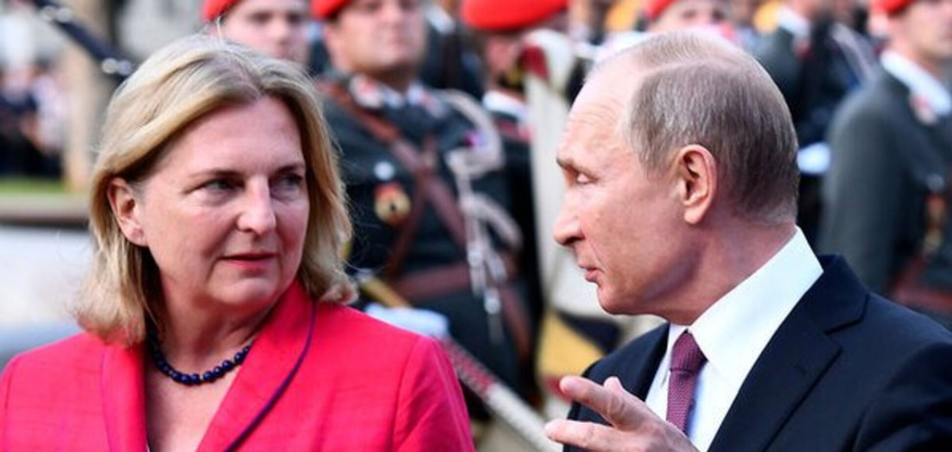 Австрійська 'наречена' Путіна почала працювати на пропагандистів Russia Today