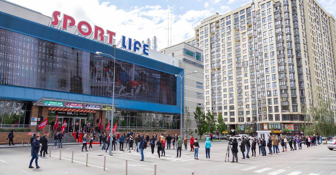 Украинцы массово пошли в Sport Life!