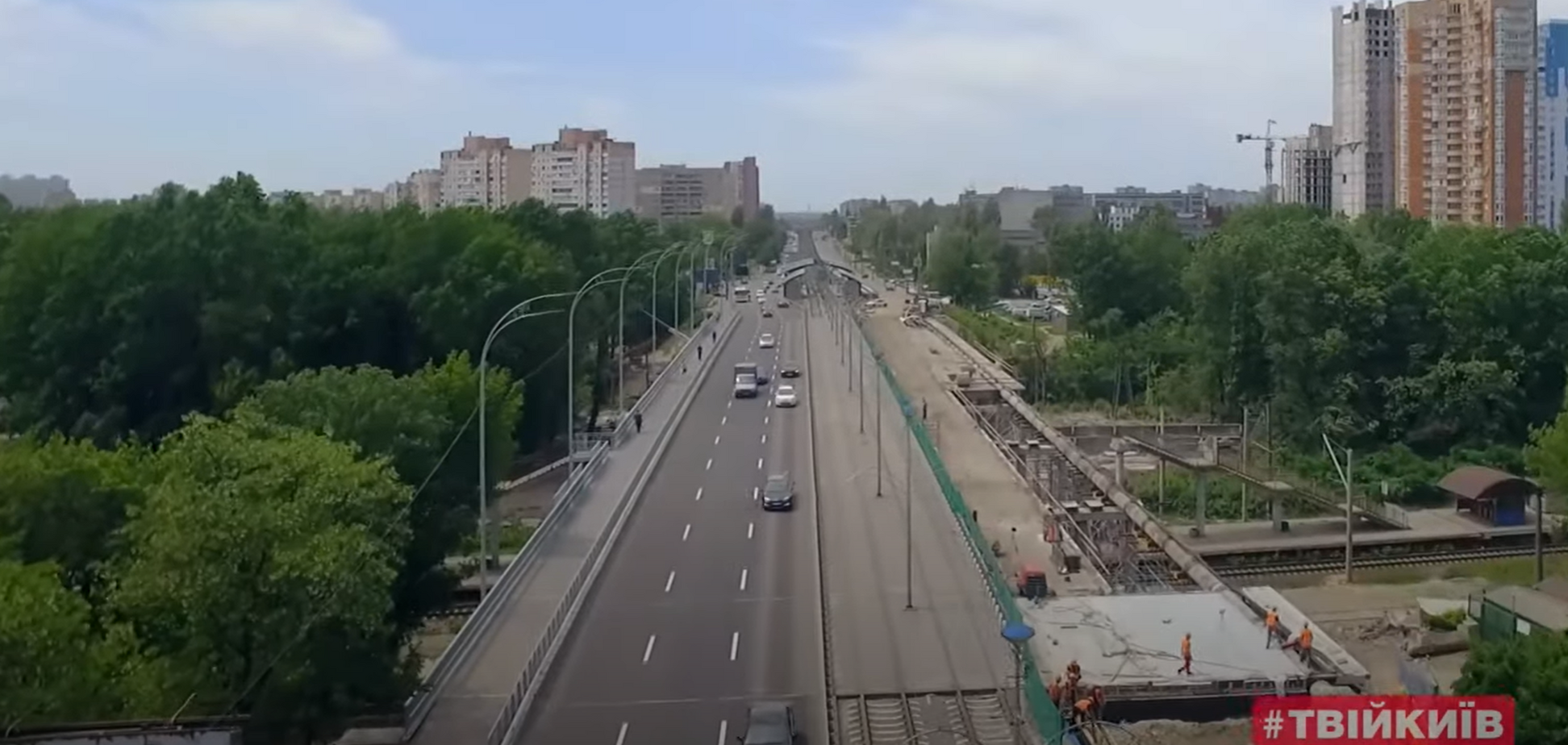Кличко показал, как восстанавливают Борщаговский мост