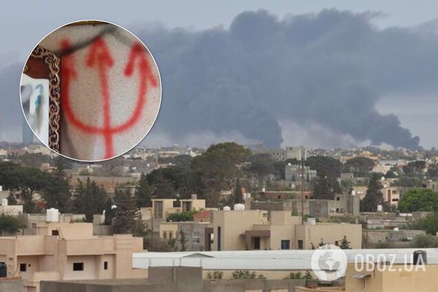 В Триполи заметили 'украинские' надписи