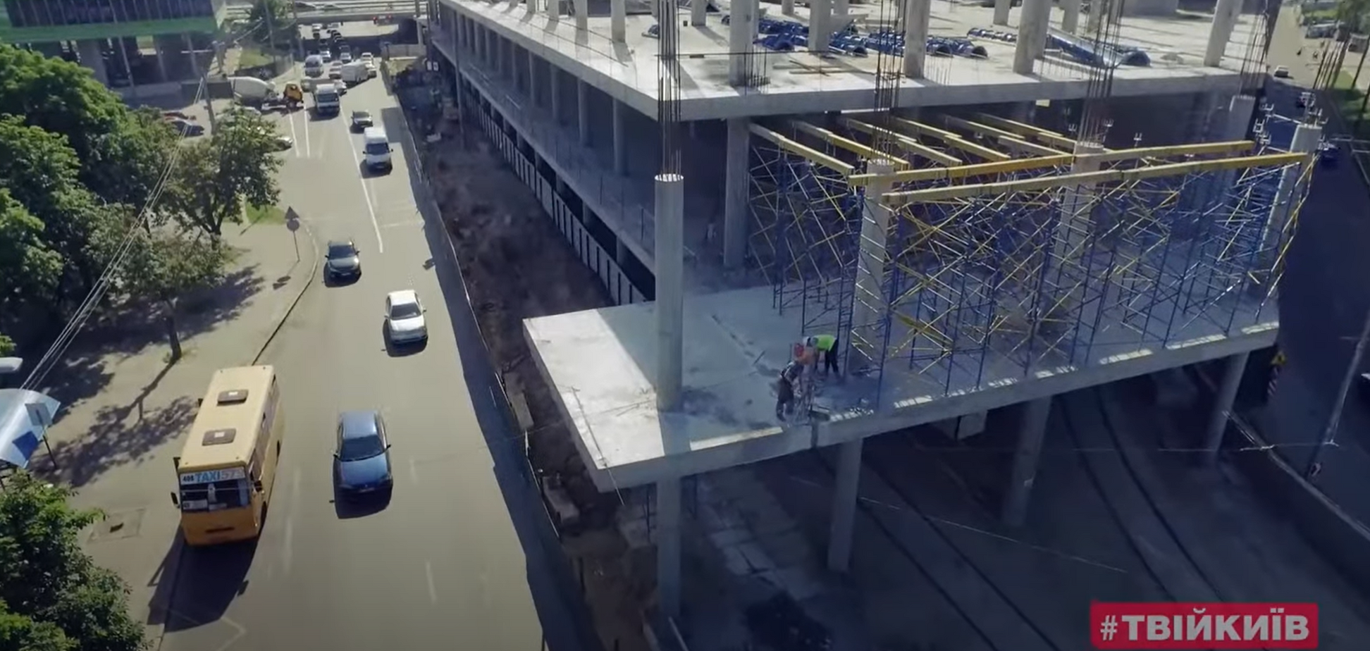 Кличко розповів, як покарали забудовника за ТРЦ посеред дороги в Києві. Ілюстрація