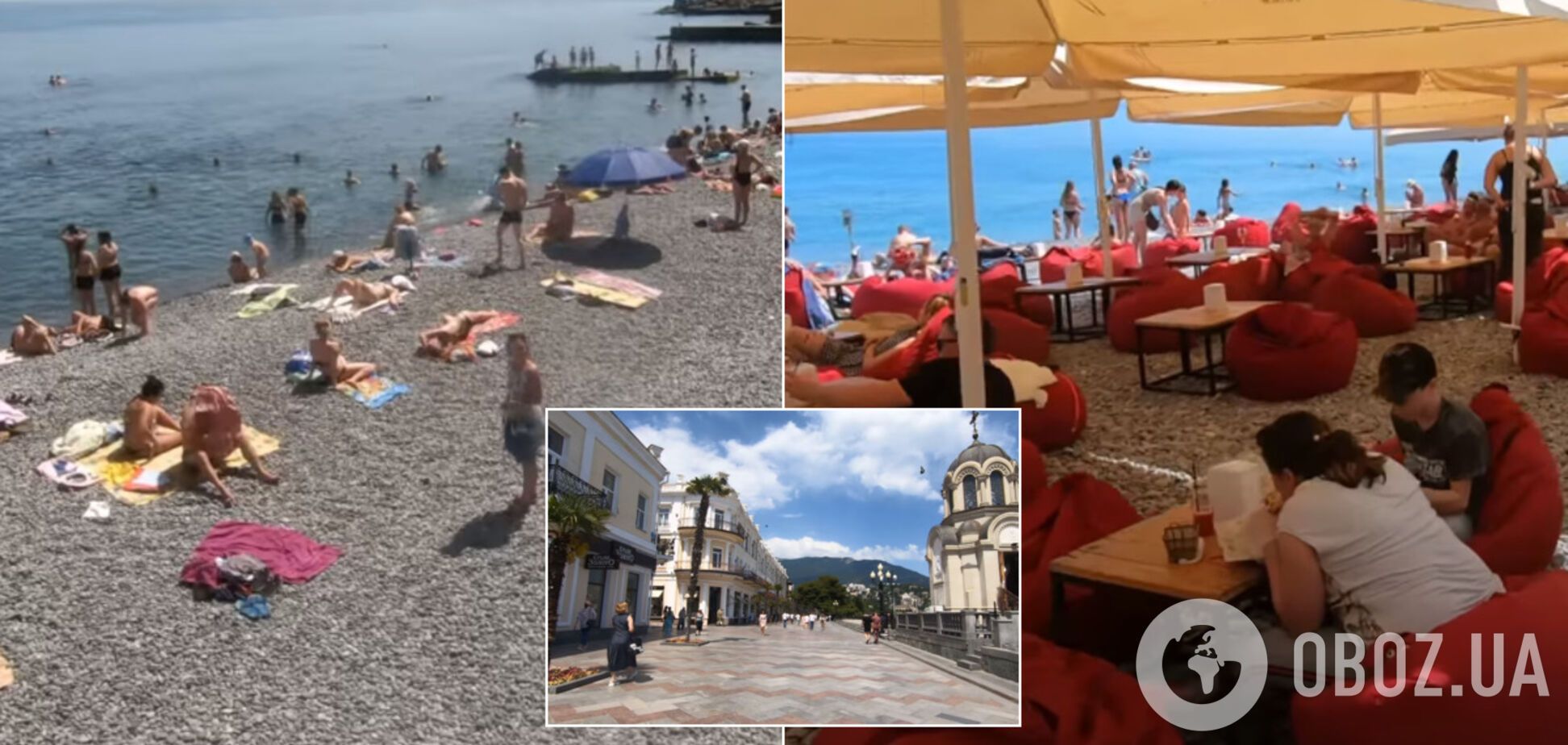 У Криму відкрили курортний сезон: в мережі показали 'переповнені' пляжі. Відео