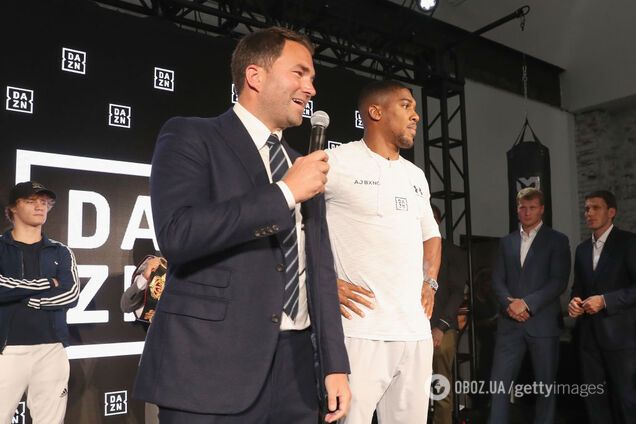 Едді Хирн і Ентоні Джошуа