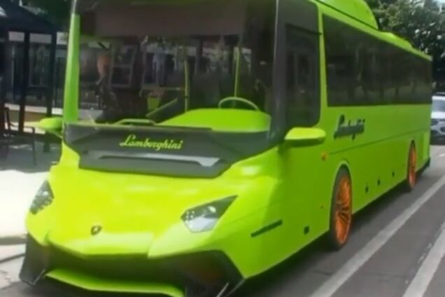 Безумный гибрид маршрутки и Lamborghini показали на видео | Новости |  OBOZ.UA