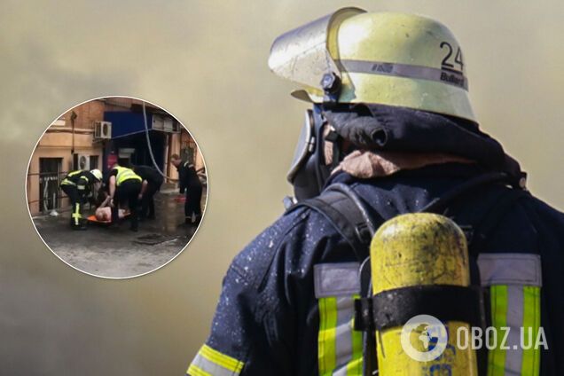 У Києві голий чоловік вистрибнув із квартири, що палала: всередині знайшли зарізану дівчину. Відео 18+