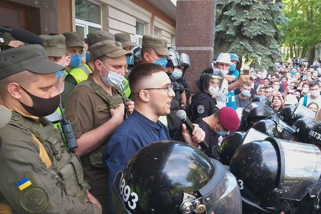 Сергей Стерненко у Шевченковского райсуда