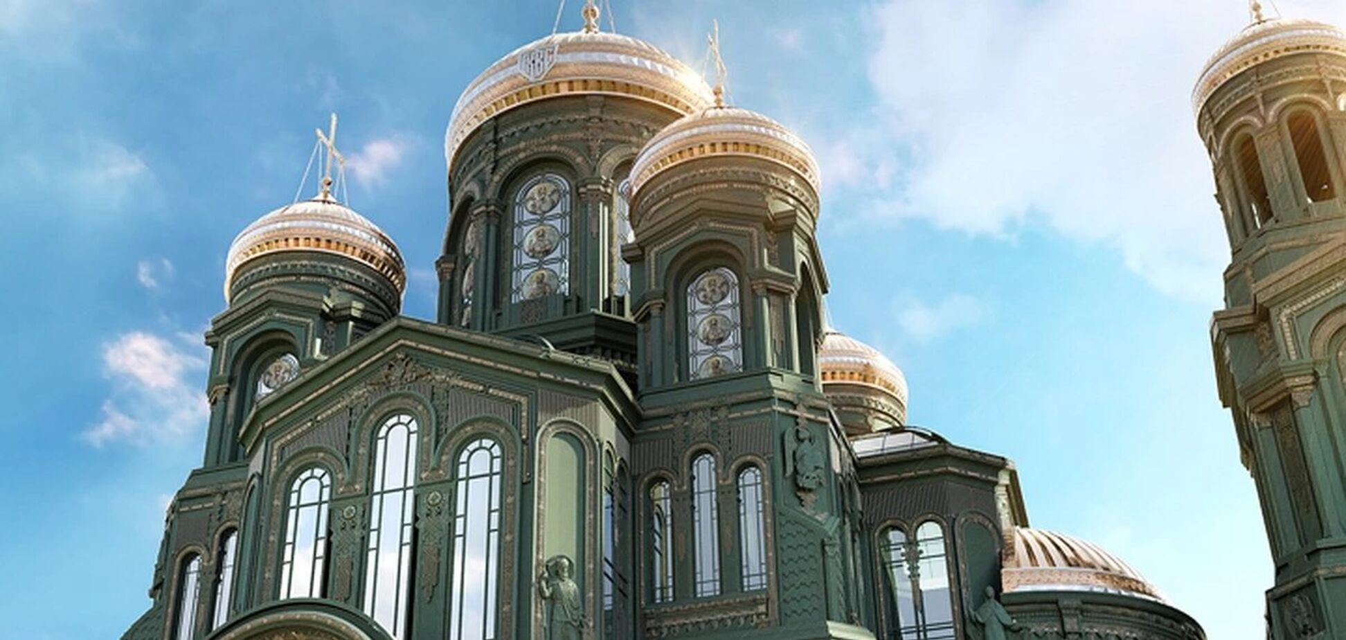 Храм цвета хаки