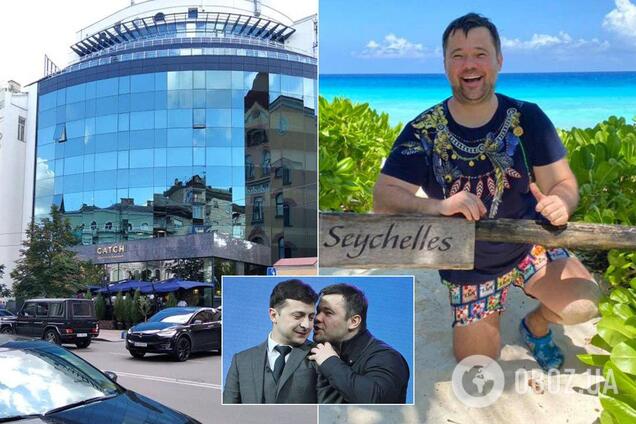 Богдан припарковал свою Tesla прямо поперек дороги. Фото