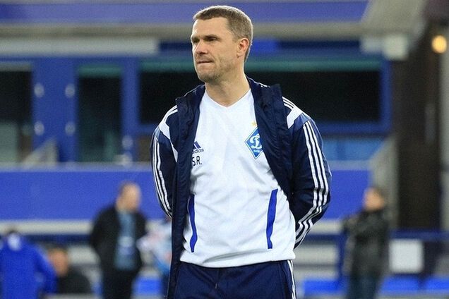 Сергей Ребров во время тренерской работы с 'Динамо'