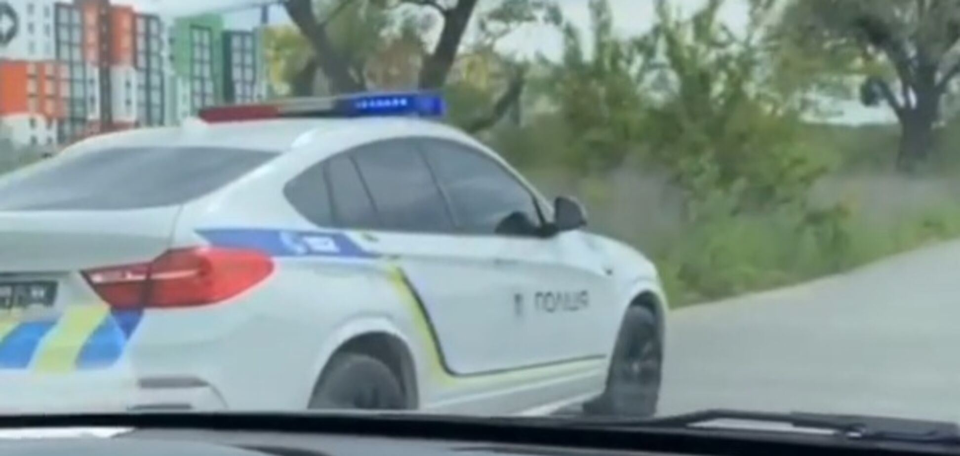 В Україні помітили крутий поліцейський BMW за $73 000