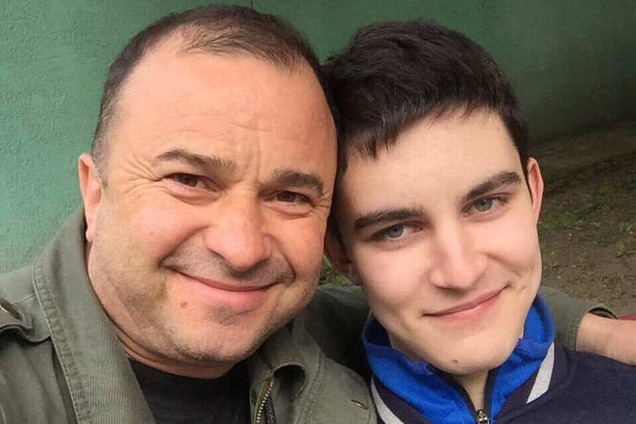 Виктор Павлик вместе с сыном Павлом