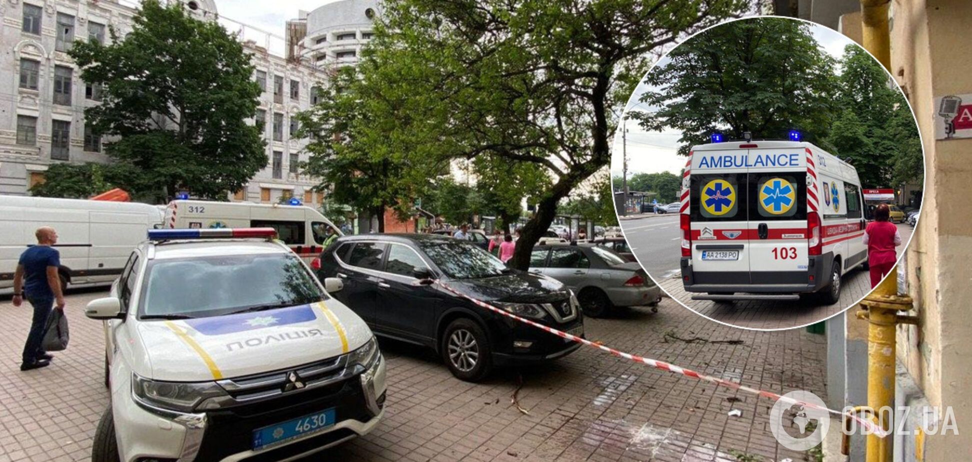 У Києві жінка з 3-річною дитиною випали з вікна