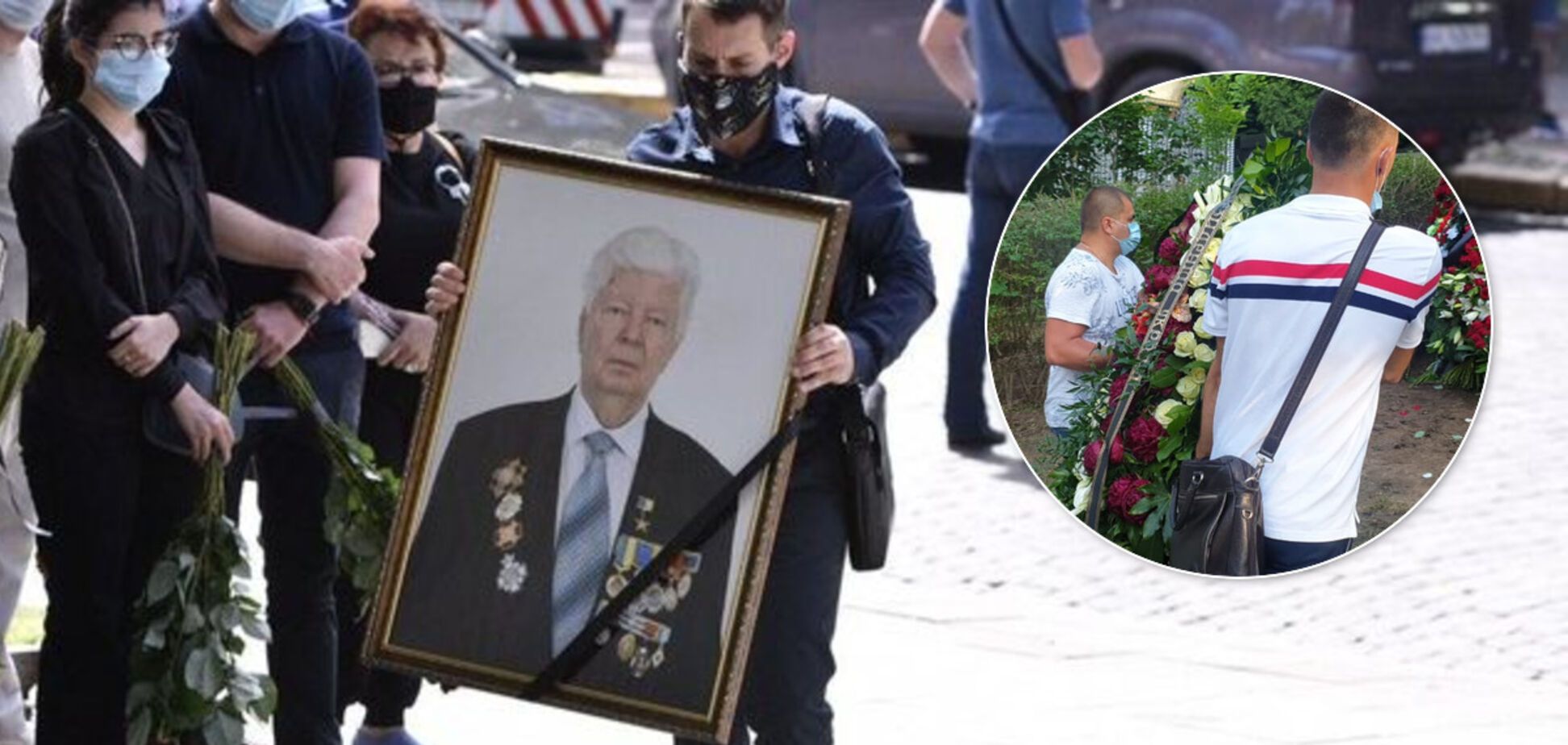 Офіс президента передав вінок на могилу батька Порошенка