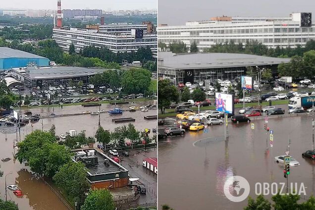 Москву затопило