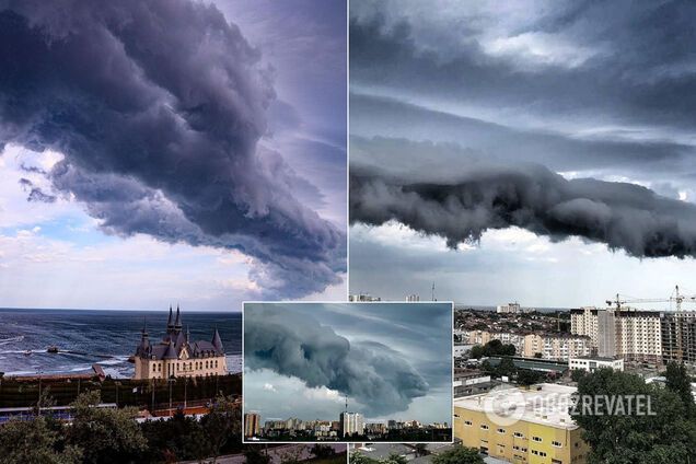 Хмара в Одесі здивувала місцевих жителів