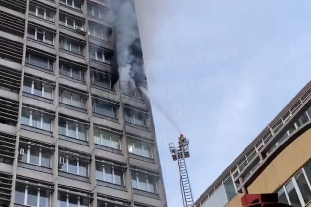 Пожар в 'Киевпроекте'