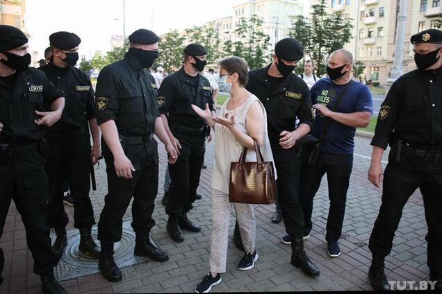 Задержания во время протестов в Беларуси